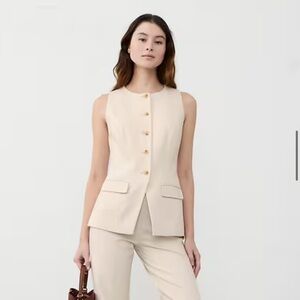 NWT Banana Republic Long Cutaway Vest